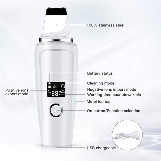 Ultrasonic Skin Scrubber- BEAUTY LAND