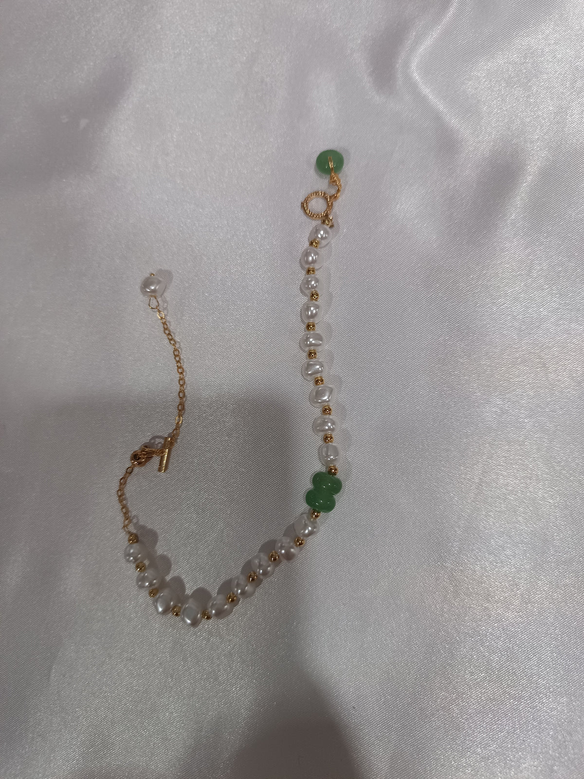 Women Irregular Freshwater Pearl Adjustable Bracelet