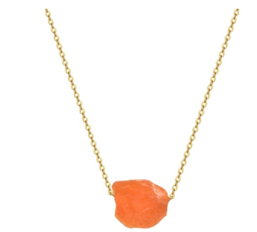 Hot Selling Stone Crystal Pillar Tree Of Life Pendant Ins Fashion 